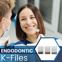Dental Endo K-FILES Root Canal Stainless Steel Hand Use 21/25/31mm All Sizes