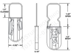 Electric Meter Seal Tamper Tag Padlock 10 Pack NUMBERED
