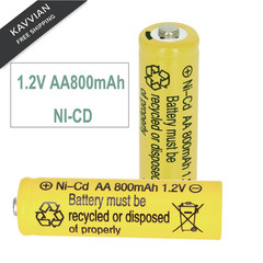 Betmaxful 12 Packs 1.2V NI-CD AA 800mAh Nickel Cadmium Rechargeable…
