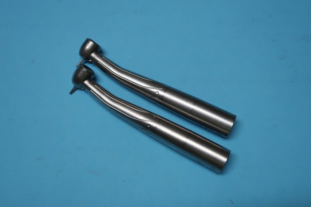 LARES 757 EURO FIBER OPTIC DENTAL HANDPIECE SET OF 2 & 1 MONTH WARRANTY