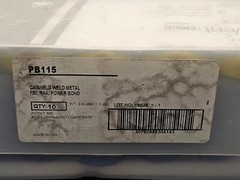 (QTY 10) nVent Erico PB115 Cadweld Welding Material Metal F80 Rail Power Bond