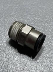 Lot of 24 Legris 3/8” Push to Connect Reducer Straight NPT 1/2” Fittings