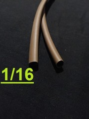 1/16 ” inch 1.6mm BROWN 2:1 heat shrink tubing polyolefin (1 FOOT)