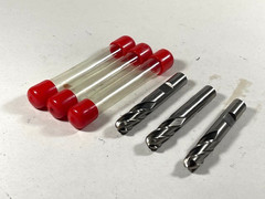 3/8″ 4 flute Ball End Mill Cobalt center cutting 3 pc set USA