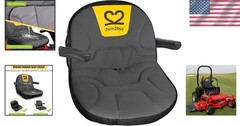 Universal Fit Heavy Duty Lawn Mower Seat Cover with Non-Slip Backing