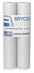 Bryco Goods (Pack of 2) White Kraft 18 Inches x 150 Feet (2-Pack),
