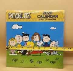 2020 PEANUTS 12 months WALL CALENDAR Sealed Snoopy & The Gang, BRAND NEW