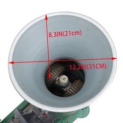 220V Wood Bran Straw Pellet Machine w/8mm Plate Biomass Fuel Maker 60KG/h 7500W