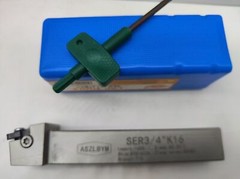 SER 3/4″K16 Lathe Turning Tool Holder holder +10PCS high-quality thread inserts