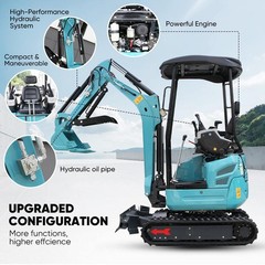2.5 Ton Mini Excavator Kubota D902 Diesel EPA Expandable Tracks Side Swing
