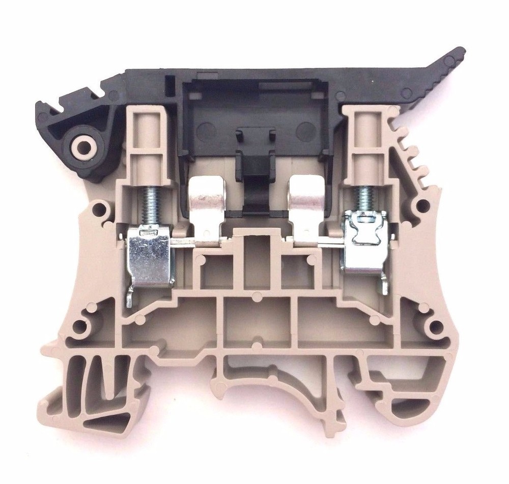 DIN Rail Terminal Block Fuse Holder DK4-TF(5×20) Pack of 12 UL 300V 16A 12-24AWG