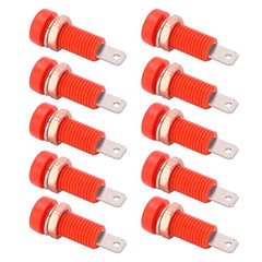 10pcs Banana Jack Socket Durable Connectors For Electronic Instruments