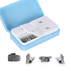 50Sets Tubos bucales monobloque ortodoncia dental MBT Roth 022/018 1er/2do molar