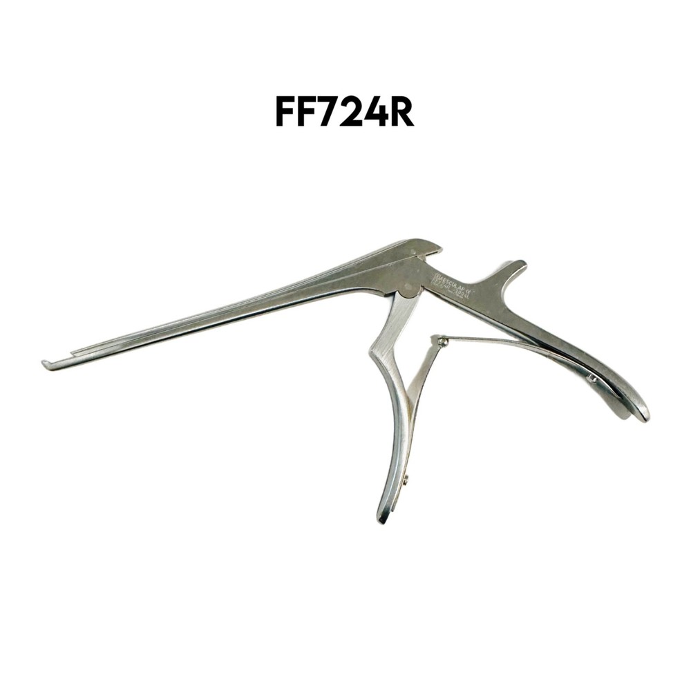 Aesculap FF724R Kerrison Punch 4mm, 7″ (180mm), 40° Up-Biting Instrument
