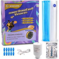 3D Print Filament Storage Bag Vacuum Kits