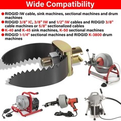 Deecaray 52817 2-1/2 T-231 Heavy Duty C-Cutter, Drain Cleaner Tool, Compatible w
