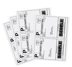 110 Sheets 220 Half Sheet Shipping Labels 8.5 x 5.5 Self Adhesive 200 + 20 EXTRA