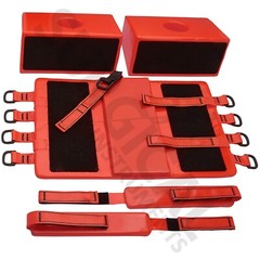 Blue EMT Backboard Spine Board Stretcher Immobilization Kit – Free Trauma Bag
