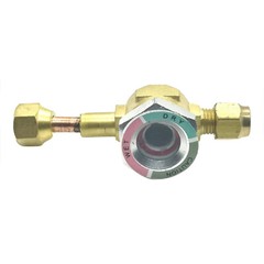 Sight Glass, Refrigeration, A/C, With Moisture Indicator, 1/4 M x FM Flare