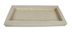 Rubber Mold for Concrete, Slate Texture, Wall Cap Mold, 24″L x 9″W x 2″D