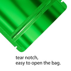 4CustomPrint Zip Seal Mylar Bags | Glossy Resealable for Sample & Candy Storage