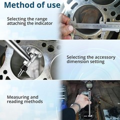 0.0005″ Digital Dial Bore Indicator 0.7″-6″ Engine Internal Cylinder Gauge Tool