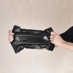 Eco-Friendly 100 Pack of 10″x13″ Black Poly Mailers – Self-Sealing Shipping Bags