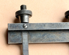 Vintage The Lufkin Rule Co. No. 8 Steel Rule Attachment Clamp. Made in the USA!