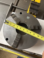 YUASA 10” 3 JAW CHUCK PLAIN BACK Both Sets Of Jaws