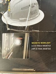 Klein Tools Vented Hard Hat w/ Light 60407R White Type 1 Class C Size 6 1/2-8