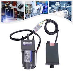 110V Gear Motor with Speed Controller – Adjustable Speed Regulator (20K)