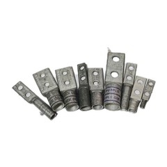 Lot of 9 Mixed Copper Compression Lug Terminals Variety Pack 6 AWG to 4/0