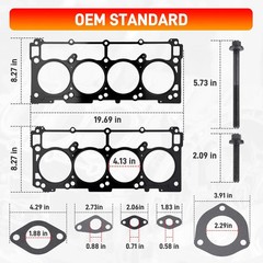 HS26423PT 5.7L HEMI Gasket Set w/ Head Bolts for Dodge Ram Chrysler Jeep ES72200