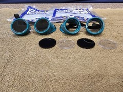 2 North Welder Goggles Dark Lens Welding Glasses Shield Eye Protection Safety