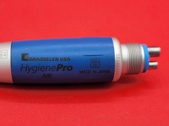 Dental Handpiece/BRASSELER “HYGIENE PRO” 2 PIECE LOT-NEAR PERFECT-Ships FREE.