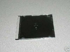 SALE! 10 NEW 5.2MM SUPER SLIM CD JEWEL CASES W/BLACK TRAY, JL08