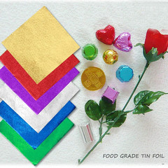 600pcs Foil Candy Wrappers, 4×4 inches DIY Square Package Wrapping Papers for Ea