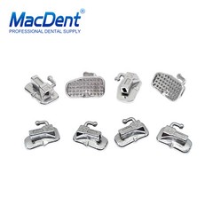 200Pcs MacDent Dental Orthodontic Buccal Tubes 1st Molar MBT ROTH 022 Monoblock