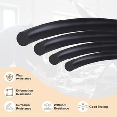 1050pc 21 Size Rubber O Ring Set Assortment Kit Black Small Metric Washer Seal