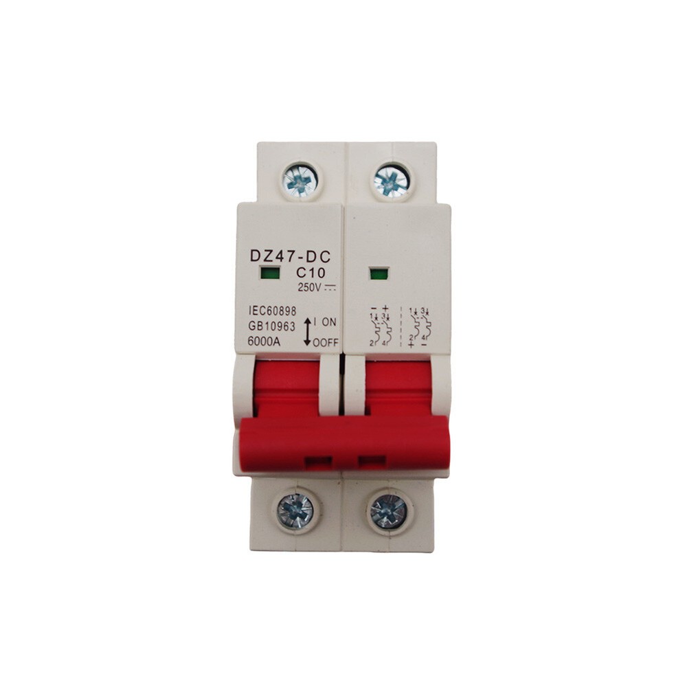 NEW Solar DC Mini Circuit Breaker 2P MCB 6-125A PV Isolator Disconnect Switch