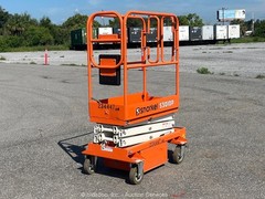 2019 Snorkel S3010P 10′ Electric Scissor Lift Man Aerial Platform Push bidadoo