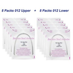 100Pcs Dental Orthodontic Arch Wire Stainless Steel NiTi Ovoid Natural 014 16X22