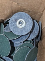 Arc Quick-Change Disc: S-Lock, 2″ Dia, 120 Grit, Zirconia Alumina Qty 30 319038