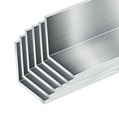 12 PCS Aluminum Angle 1x1x1/16 Inch x 15.55″ 395mm 6061 T6511 Mill Stock L