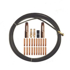 MIG Gun Kit .030 .035 .045 for Lincoln Tweco 200/250 Tip-Diffuser-Nozzle-Liner