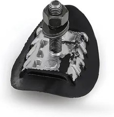 Motorcycle Rim Lock 1.6″ with Molded Rubber Stoppers to Prevent Inner Tube Wear,