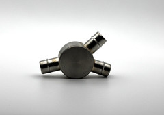 Stainless Steel Y Fitting for 3/8″ ID tubing