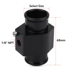 DIGITAL ADJUSTABLE ELECTRIC FAN 1/8 INCH NPT THERMOSTAT TEMP SWITCH HOSE FITTING