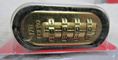 ✌️NEW MASTER LOCK 178D SET YOUR OWN COMBINTION, WEATHER RESISTANT 4 DIGITS 6JD54