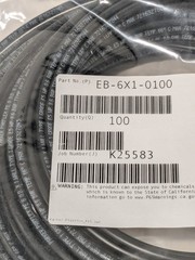 Parker Black Polyethylene Tube: 100' Long, 4mm I.D. EB-6X1-0100-DUP
